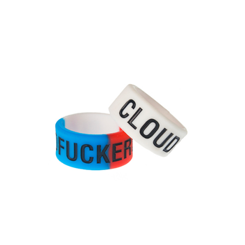 Силиконовое кольцо Cloudfuckers белый/синий/красный