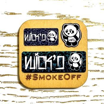 Sticker Set of 3 for Billet Box WICK'D V1