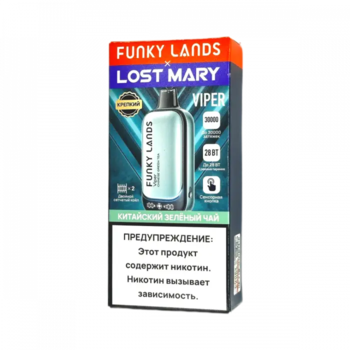 Набор Funky Lands x Lost Mary VIPER 30000 Китайский Зелёный Чай