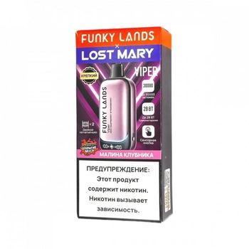 Набор Funky Lands x Lost Mary VIPER 30000 Малина Клубника