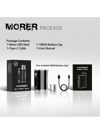Боксмод Ambition Mods Morer SBS Mod Black