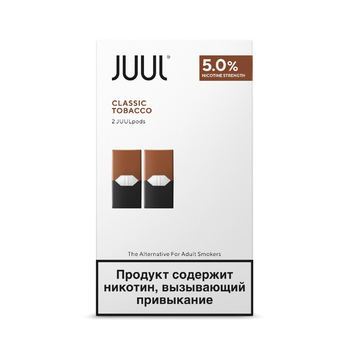Сменный картридж для JUUL Tobacco 2шт 0.7мл 50мг