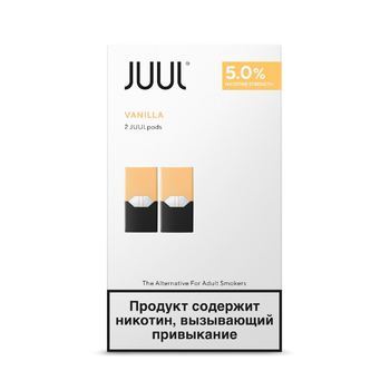Сменный картридж для JUUL Vanilla 2шт 0.7мл 50мг