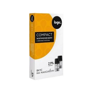 Сменный картридж для Logic Compact Экзотическое Манго 2шт 1.6мл 50мг