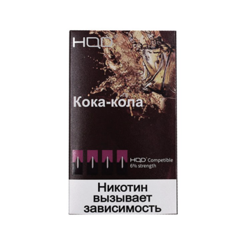 Сменный картридж HQD pods для JUUL Кола 4шт 1мл 60мг