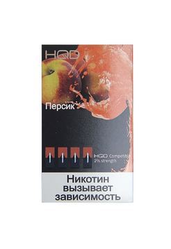 Сменный картридж HQD pods для JUUL Персик 1шт 1мл 20мг