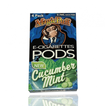 Сменный картридж Magic Puff pods для JUUL Cucumber Mint 4шт 1мл 50мг