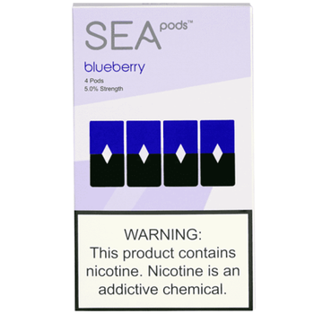 Сменный картридж Sea Pods для JUUL Blueberry 4шт 1мл 50мг