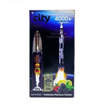 Набор City Rocket 1.8% 4000+ puffs (Rechargeable USB) Меркурий