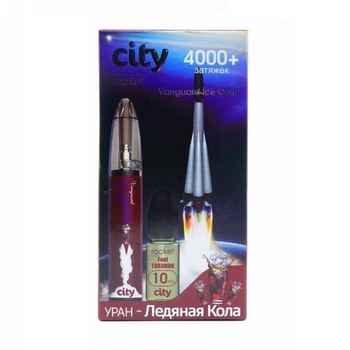 Набор City Rocket 1.8% 4000+ puffs (Rechargeable USB) Уран