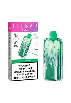 Набор ELFBAR Duke 20000 Disposable (USB Type C) Sour Apple Ice