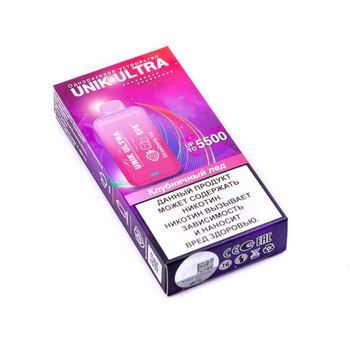 Набор EPE Unik Ultra 5500 puffs (USB Type C) Strawberry Ice