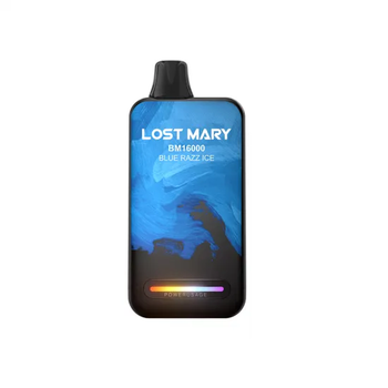 Набор Lost Mary BM 16000 puffs (USB Type C) Голубика малина лед