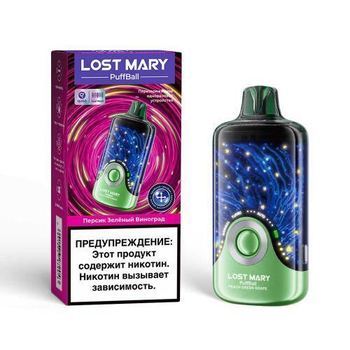 Набор LOST MARY PuffBall 30000 Персик Зеленый Виноград