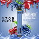 Набор Mr.fog max pro 5% 1700 puffs Blue raspberry cherry