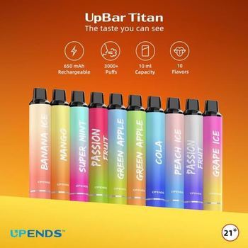 Набор UPENDS UpBar Titan 3000 puffs (USB Type C) Blueberry Raspberry
