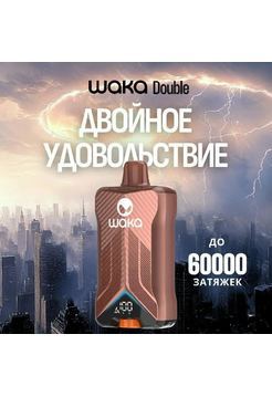 Набор Waka Double 60000 Disposable (USB Type C) Ежевика Мята