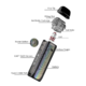 Набор Vaporesso Luxe PM40 40W Kit Carbon Fiber