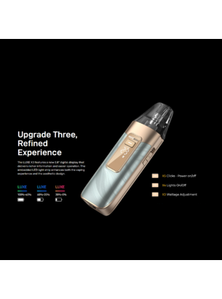 Набор Vaporesso LUXE X3 Pod 2600mAh Kit 5ml Grey Silk
