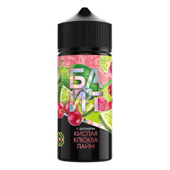 Ароматизатор БАЙТ Кислый Клюква лайм 37ml + VG 60 ml
