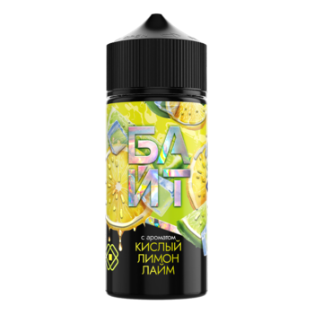 Ароматизатор БАЙТ Кислый Лимон лайм 37ml + VG 60 ml