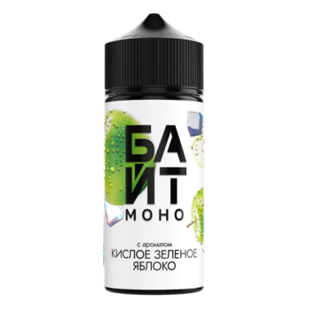 Ароматизатор БАЙТ Моно Кислое зеленое яблоко 37ml + VG 60 ml