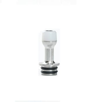 #84 MTL Drip tip 510 SS White