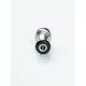 #85 MTL Drip tip 510 SS Black