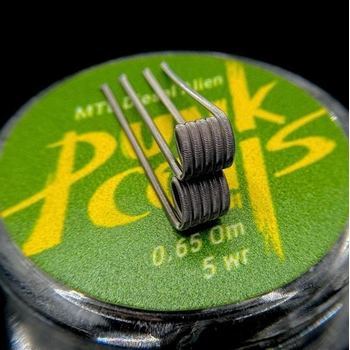 Готовая спираль Diezel Alien Mtl Punk Coil 0.65Ом