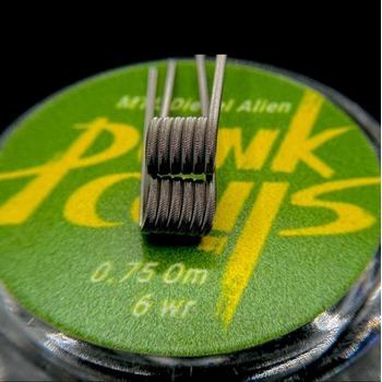 Готовая спираль Diezel Alien Mtl Punk Coil 0.75Ом