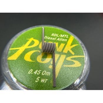 Готовая спираль Diezel Alien Punk Coil 0.45Ом