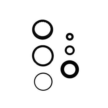 Уплотнительное кольцо O-Ring набор для Kanger Toptank mini 6шт Черный/красный