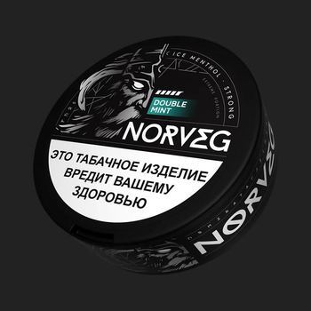 Жевательный табак NORVEG DOUBLE MINT Danger ICE MENTHOL