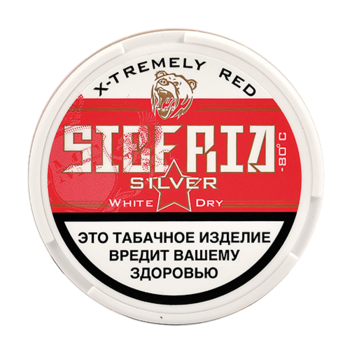 Жевательный табак Siberia Silver White Dry 13g