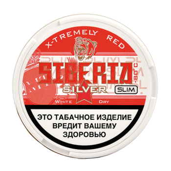 Жевательный табак Siberia Silver White Dry Slim 13g