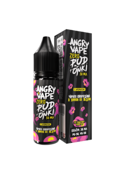 Жидкость ANGRY VAPE X PODONKI Чёрная Смородина и Лимон со льдом 30мл