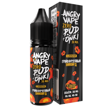 Жидкость ANGRY VAPE X PODONKI Грейпфрутовый Лимонад 30мл