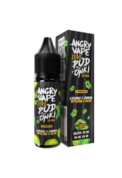 Жидкость ANGRY VAPE X PODONKI Клубники с Бананом Маракуйи и Мяты 30мл