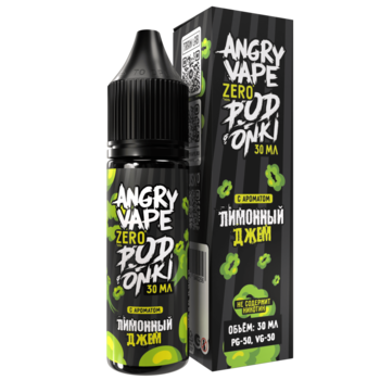 Жидкость ANGRY VAPE X PODONKI Лимонный Джема 30мл