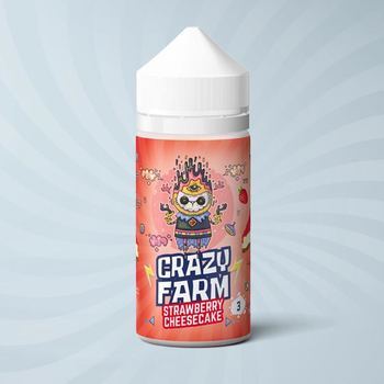 Жидкость Crazy Farm Strawberry Cheesecake 100мл
