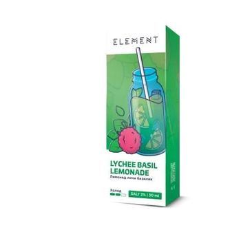 Жидкость Element Salt Lychee Basil Lemonade 30мл