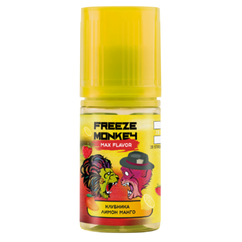 Жидкость Freeze Monkey MAX Flavor Клубника Лимон Манго 30мл