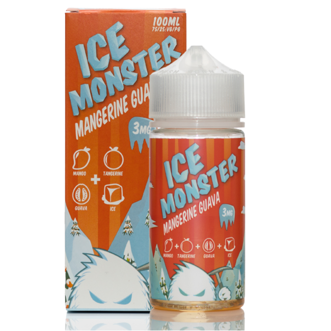 Ice monster жидкость. Жидкость Ice Monster Mangerine Guava. Ice Monster 100 ml Mangerine. Ice Monster Mangerine Guava жижа. Ice Monster Salt Guava 60ml.