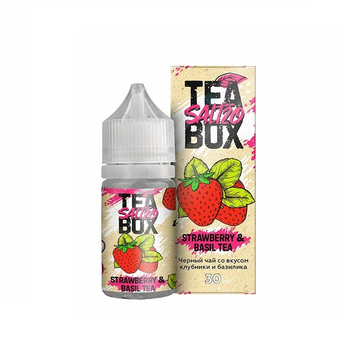 Жидкость TEA BOX STRONG Strawberry & basil 30мл